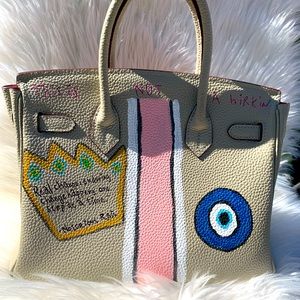 Hamptons Handbags™️, This is NOT a Birkin, 30cm Tote bag